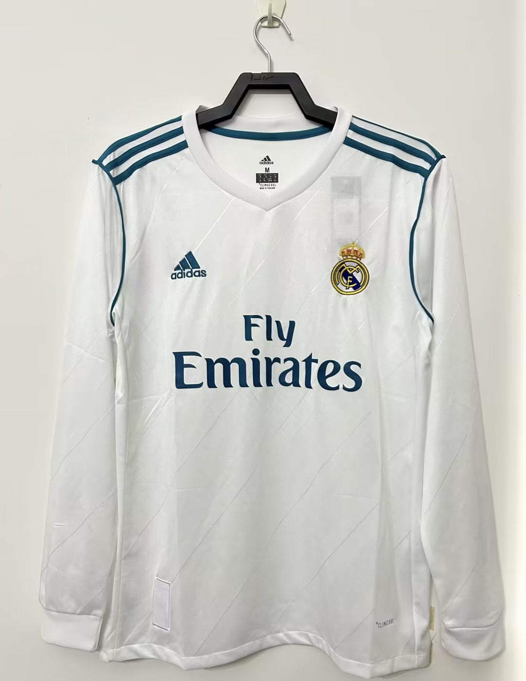 Maglia real madrid 2017/18 retro maniche lunghe