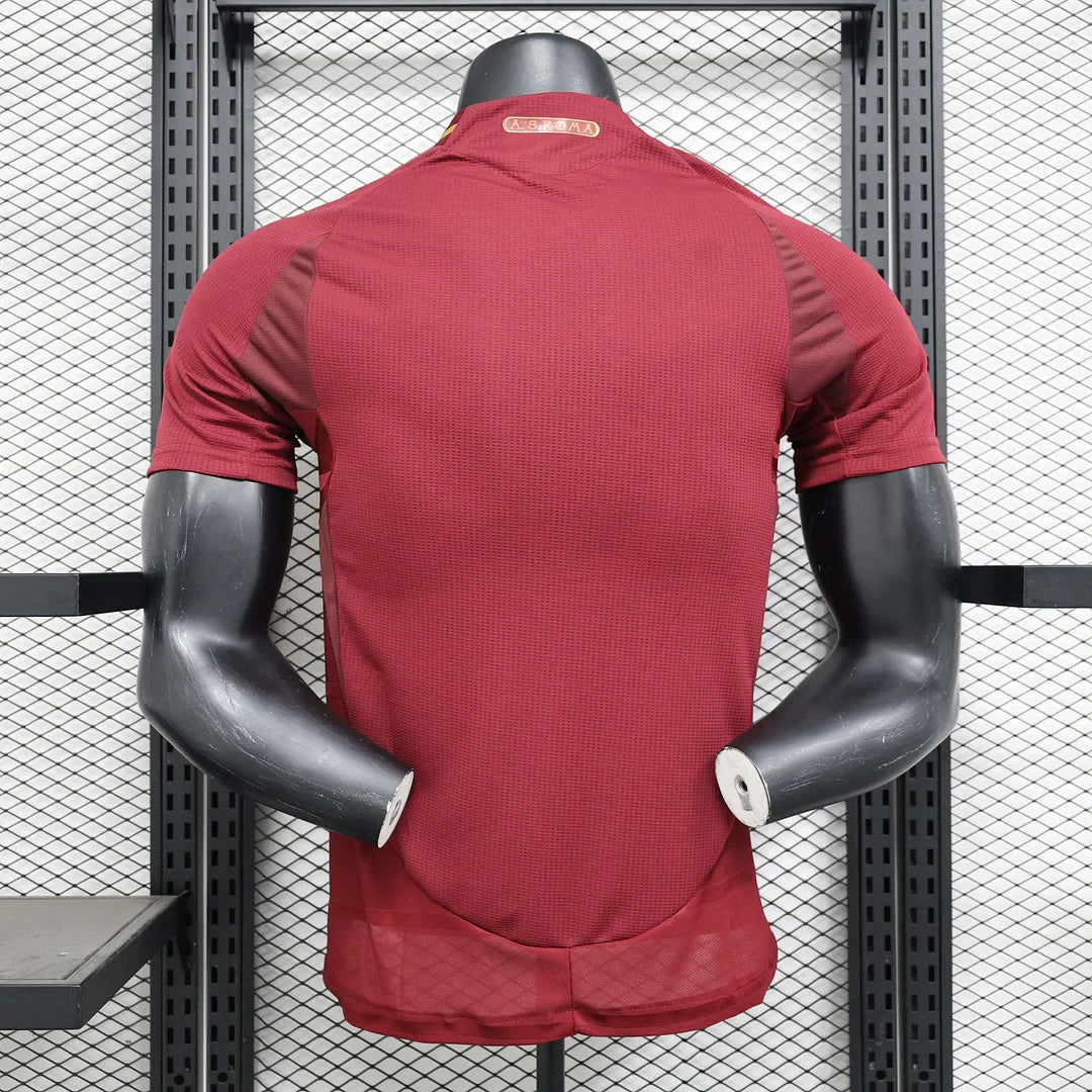2024/2025 Player Version Roma Home Soccer Jersey