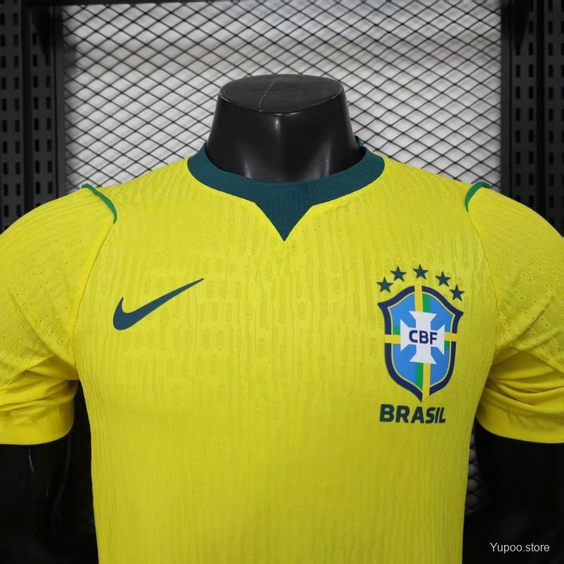 Brazil 2025/26 Home Jersey Player Version