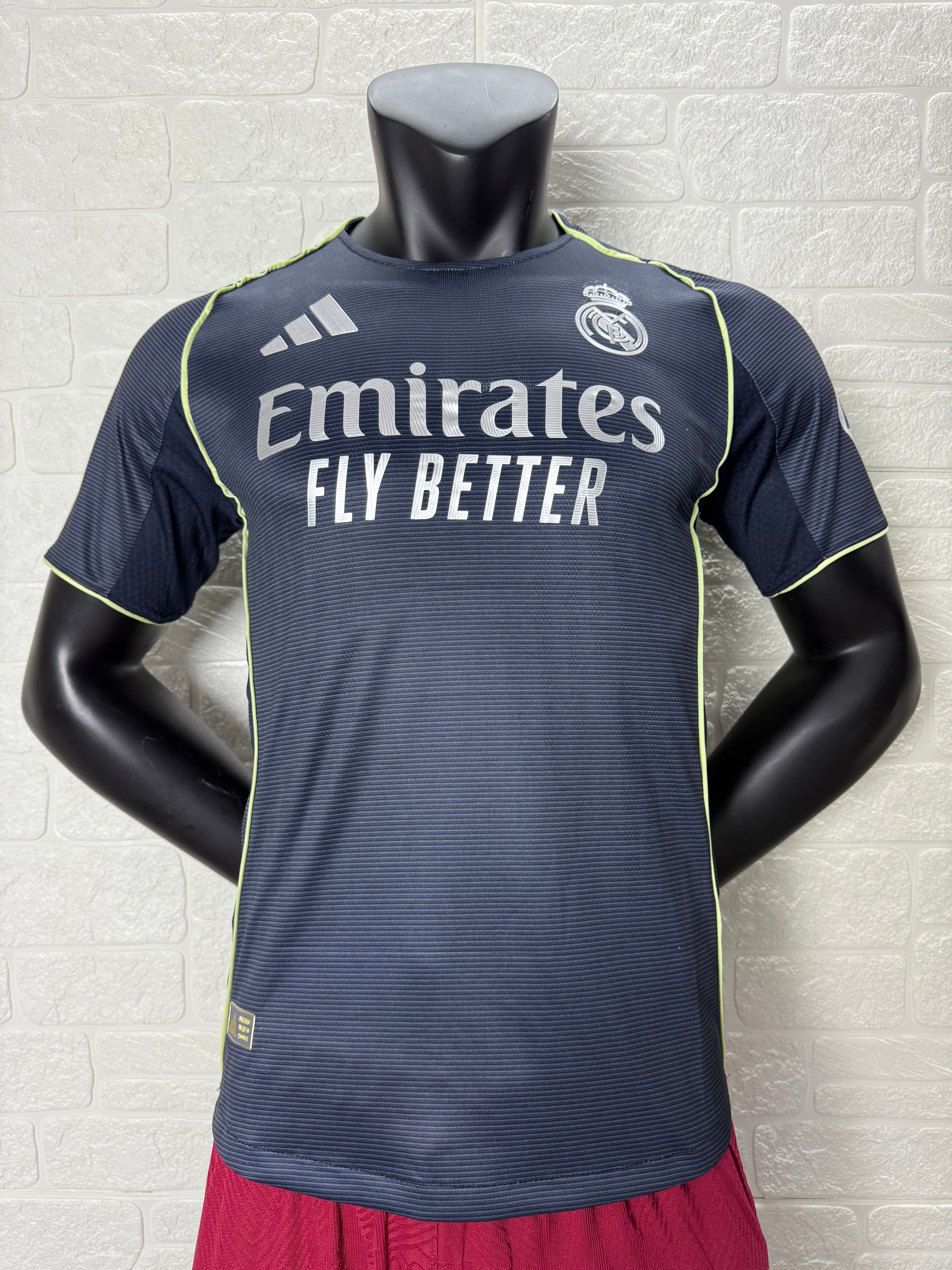 Real Madrid 2025/26 Away Jersey player version