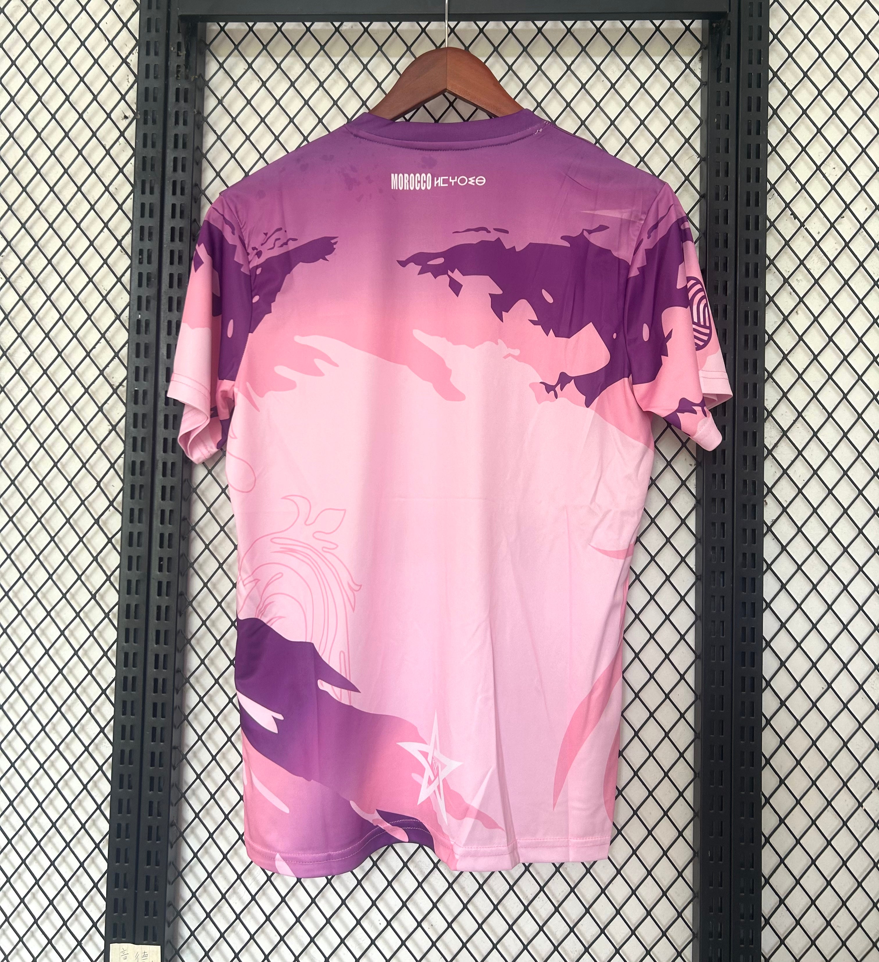 Morocco 2025/26 Special Purple/Pink Jersey