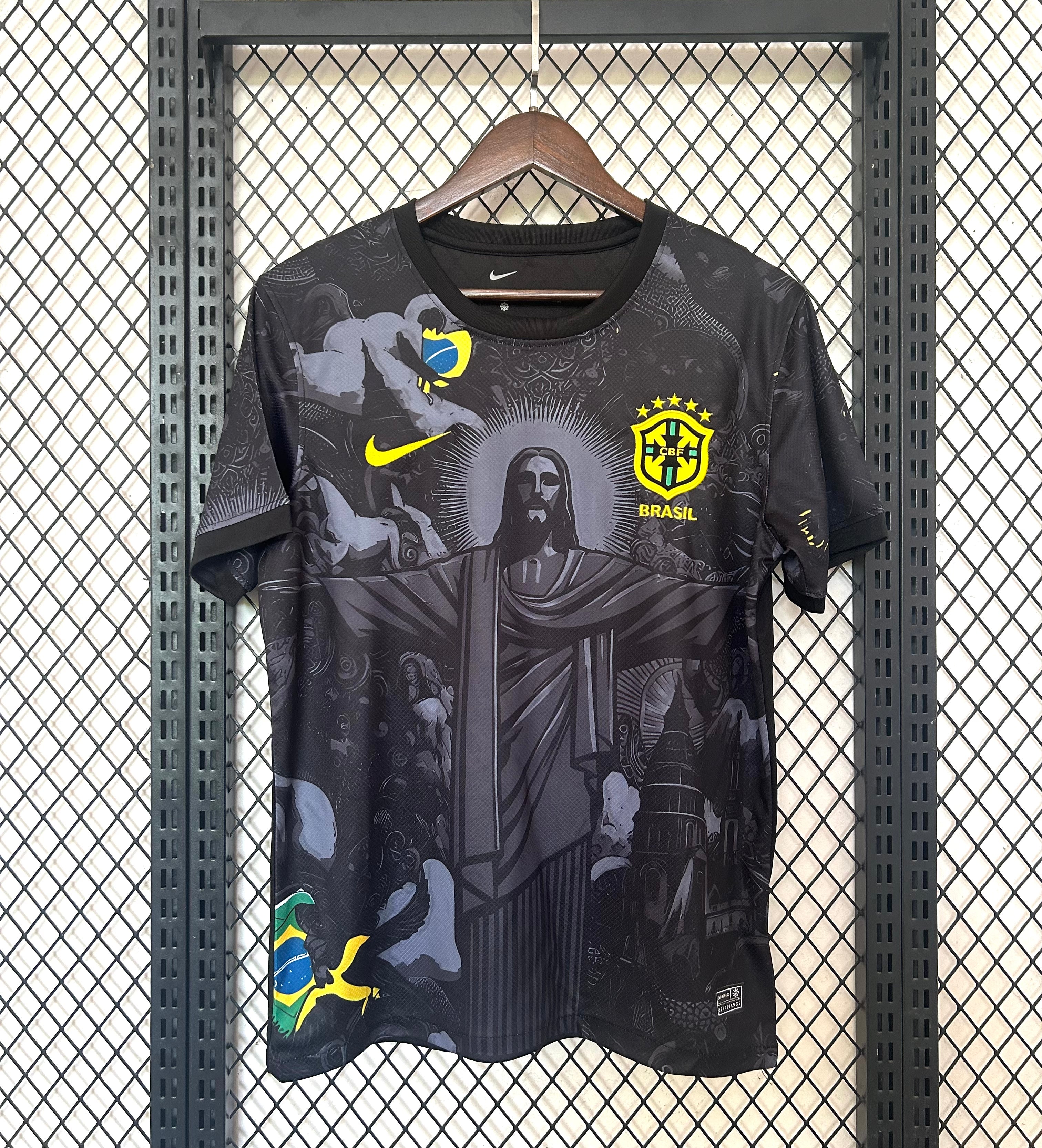 Maglia Brasile special 2025 cristo redentore nera