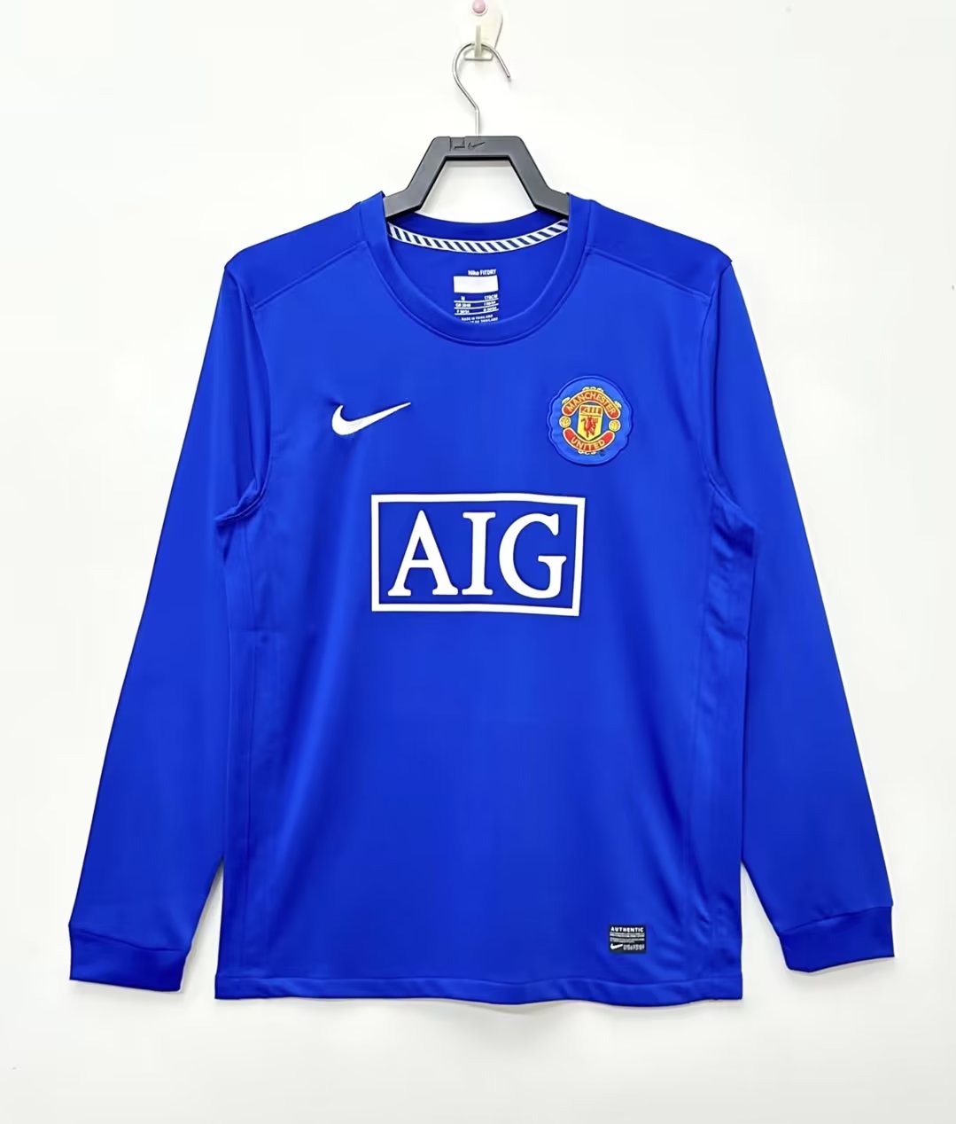 Maglia manchester united trasferta 2008/09 retro maniche lunghe