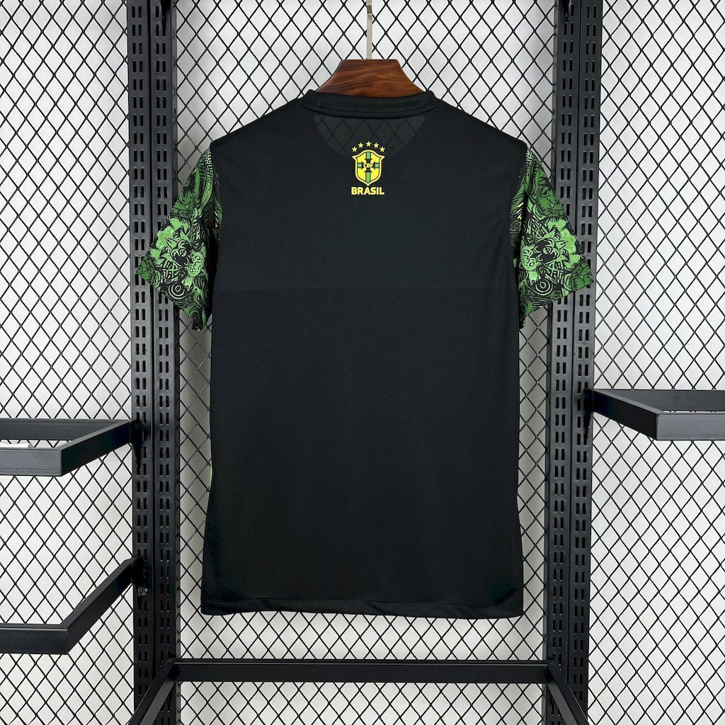 Brazil 2026 Special Edition Jersey Green/Black christ