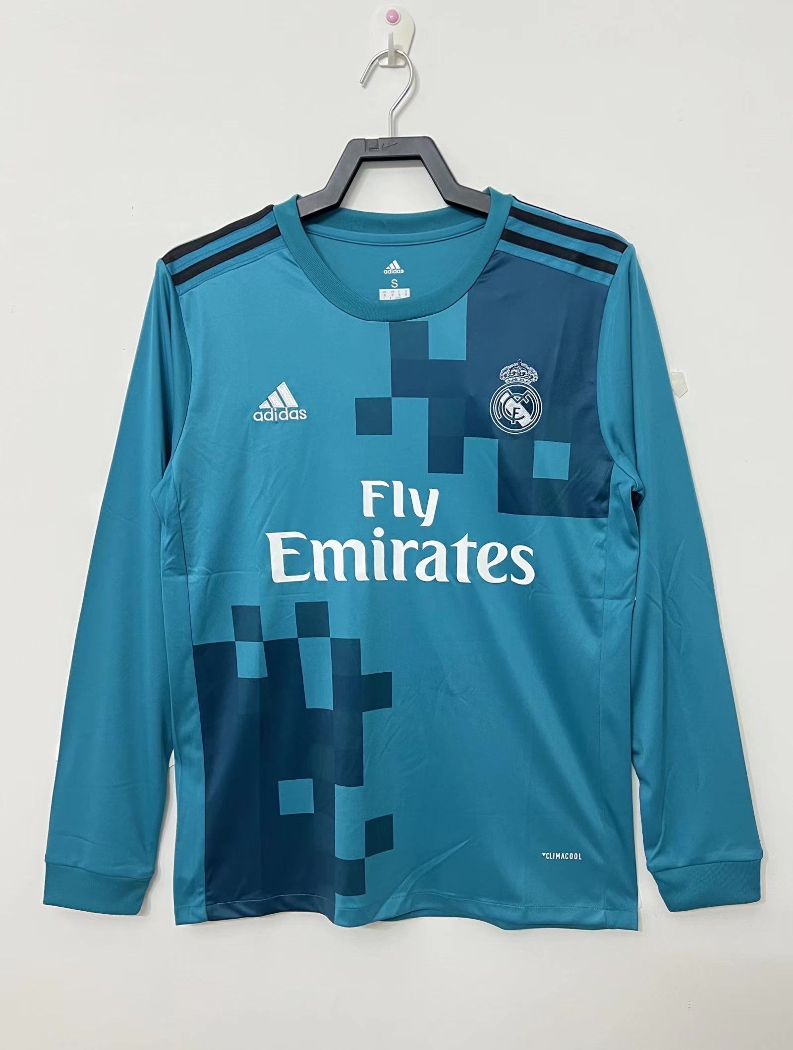 Maglia Real Madrid terza 2017/18 Retro maniche lunghe