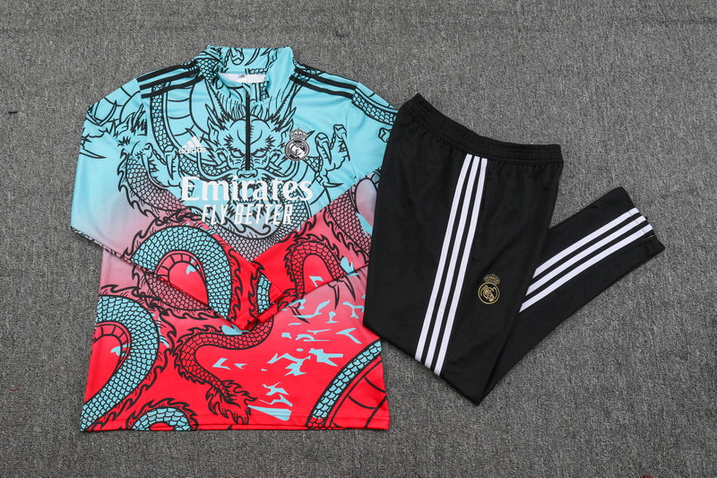 Tuta Real Madrid 2024 Rossa e Azzurra