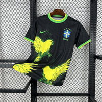 Brazil 2026 Special Edition Jersey Black w/Yellow birds