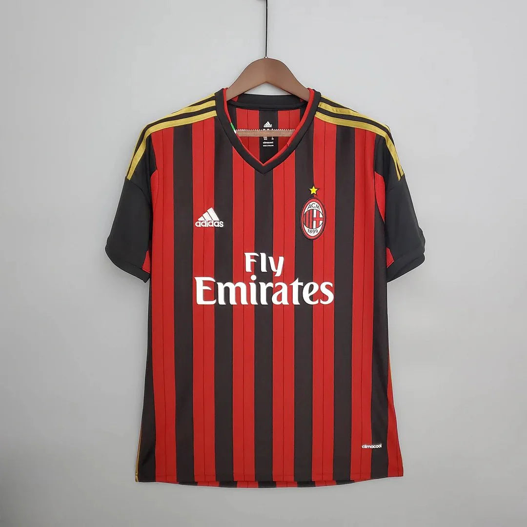2013/2014 Retro AC Milan Home Football Shirt