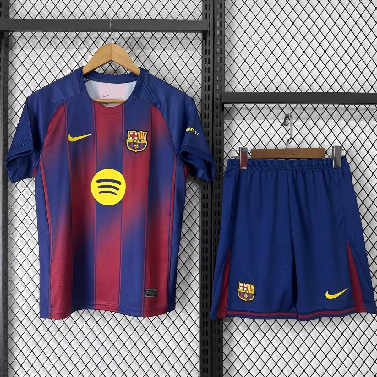 2025/26 Barcelona Home Jersey kids