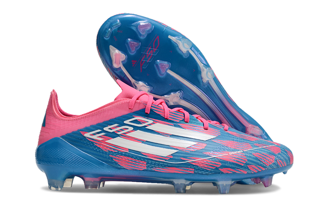 F50 Elite FG Laced Blue & Pink