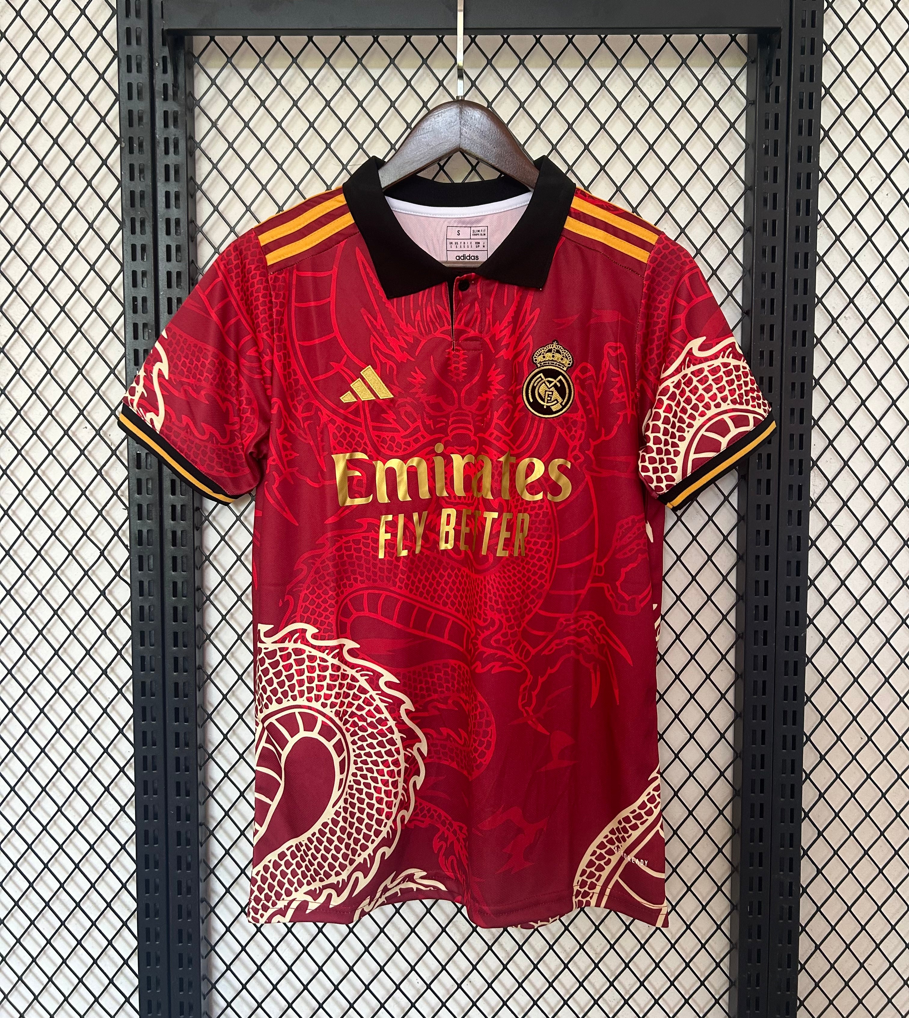 Maglia real madrid special 2024/25 rossa oro