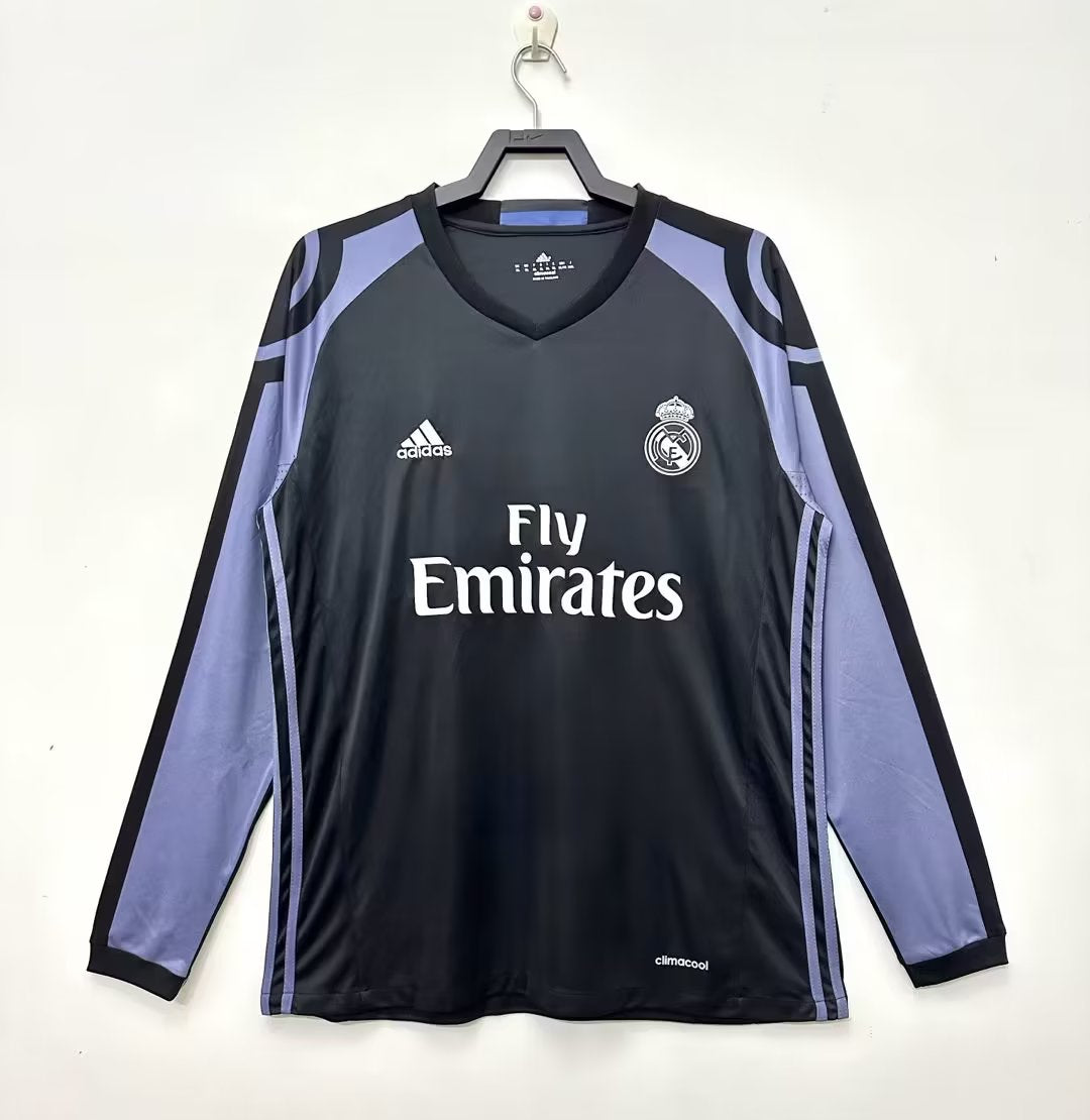 Maglia Real madrid terza 2016/17 retro maniche lunghe