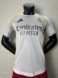 Real Madrid 2025/26 Home Jersey player version