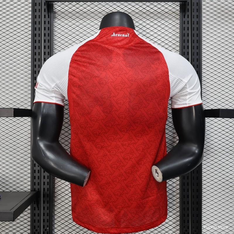 Arsenal 2025/26 Home Jersey Player Version