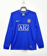 Maglia manchester united trasferta 2008/09 retro maniche lunghe