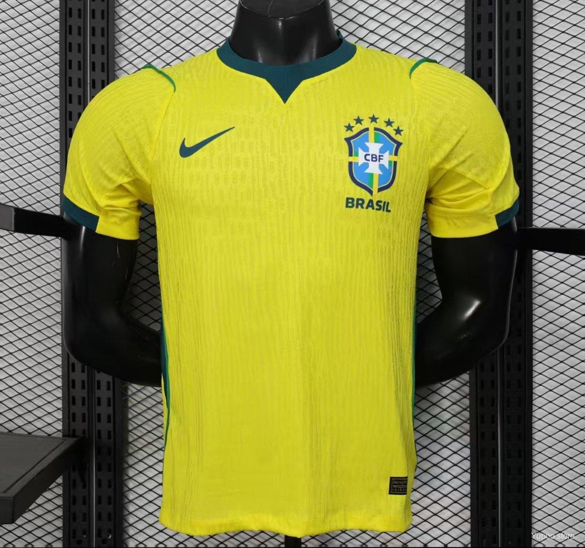 Brazil 2025/26 Home Jersey Player Version