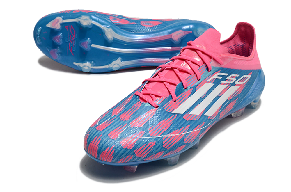 F50 Elite FG Laced Blue & Pink