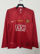 Maglia Manchester united 2007/08 Retro maniche lunghe